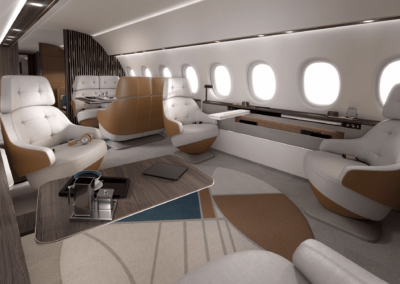 Cabine du Dassault Falcon 10x